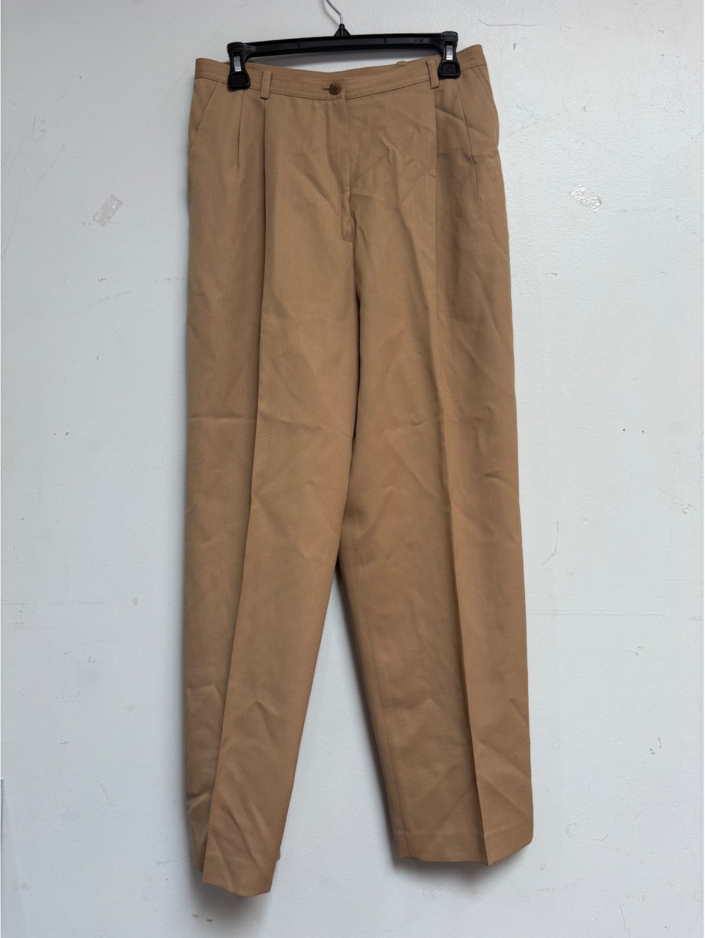 Liz Claiborne Petite Wool Blend Dress Pants Size 12 Tan